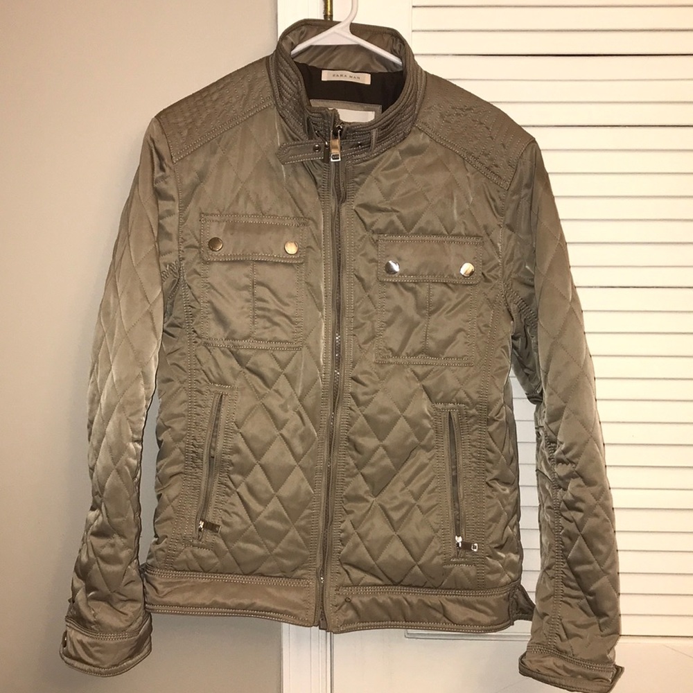 Zara Mens Quilted Jacket